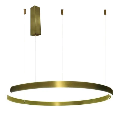 Lampa LED wisząca okrąg złota XZ-004 88W + pilot 1068 - Decorativi