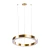 Lampa wisząca CIRCLE 60+80 LED mosiądz na 1 podsufitce - ST-8848-60+80 brass - Step Into Design