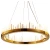 Lampa wisząca LUSSO LED złota 60 cm - DN918 gold - Step Into Design