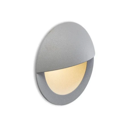 Oprawa do wbudowania ASTERIA srebrnoszara 230V LED 3W IP54 3000K R10558 - RedLux