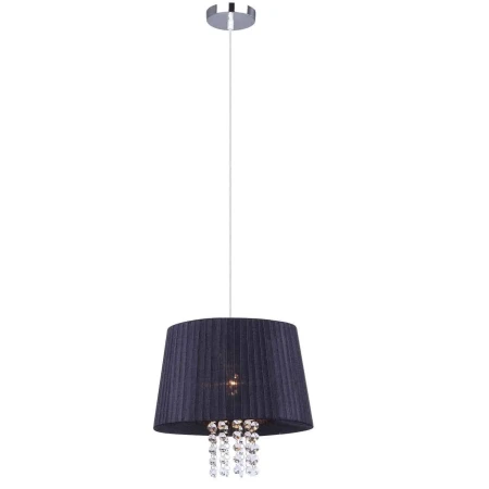 Lampa wisząca abażur LUISA MDM1935/1 BK  - Italux