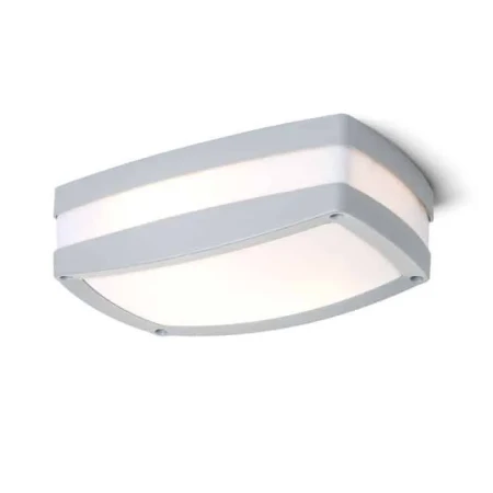 Oprawa sufitowa SONYA kwadratowa srebrna 230V E27 2x18W IP54 R10363 - RedLux