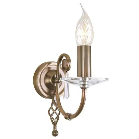 Kinkiet AEGEAN AG1 AGED BRASS - Elstead Lighting