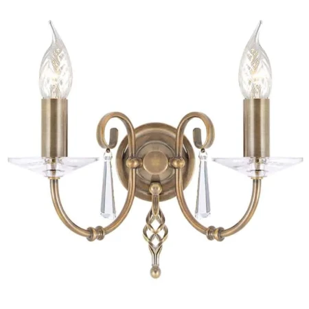 Kinkiet AEGEAN AG2 AGED BRASS - Elstead Lighting