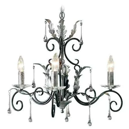 Lampa wisząca AMARILLI AML3 BLK/SILVER - Elstead Lighting