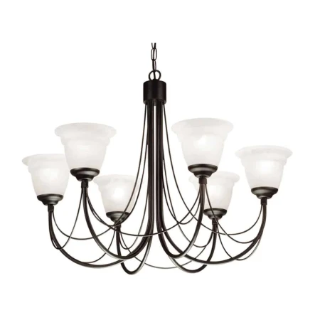 Żyrandol CARISBROOKE CB6 BLACK - Elstead Lighting