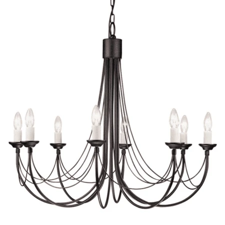 Żyrandol CARISBROOKE CB8 BLACK - Elstead Lighting