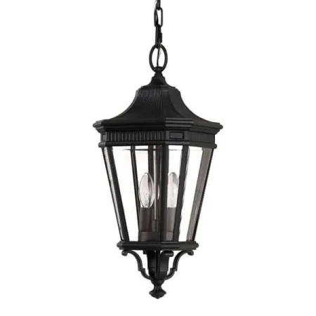 Lampa wisząca COTSWOLD LANE FE/COTSLN8/M BK IP23 - Elstead Lighting