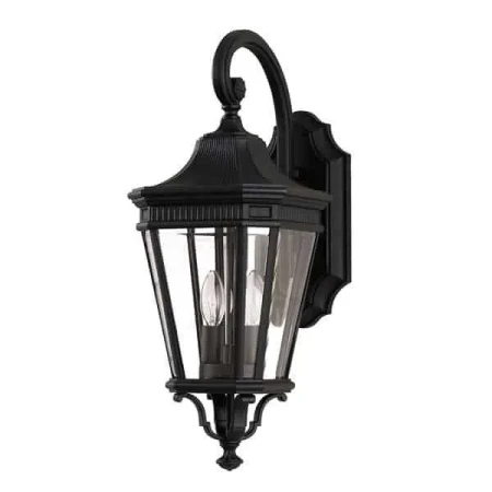 Kinkiet COTSWOLD LANE FE/COTSLN2/M BK IP44 - Elstead Lighting