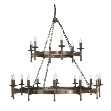 Żyrandol CROMWELL CW18 OLD BRZ - Elstead Lighting
