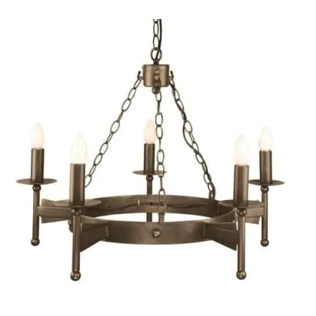 Żyrandol CROMWELL CW5 OLD BRZ - Elstead Lighting