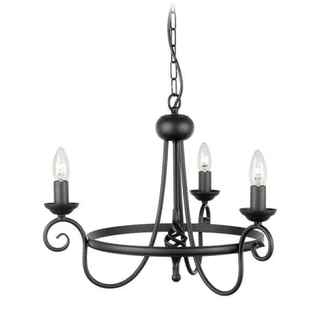 Żyrandol HARLECH HR3A BLACK - Elstead Lighting