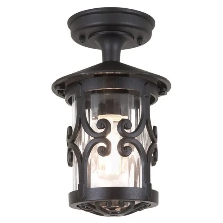 Oprawa sufitowa HEREFORD BL13A BLACK IP23 - Elstead Lighting