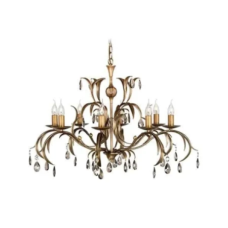 Żyrandol LILY LL8 ANT BRZ - Elstead Lighting