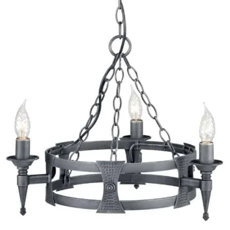 Żyrandol SAXON SAX3 BLK/SIL - Elstead Lighting