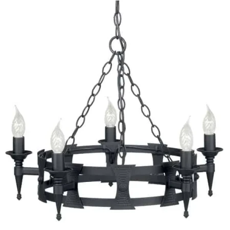 Żyrandol SAXON SAX5 BLK - Elstead Lighting