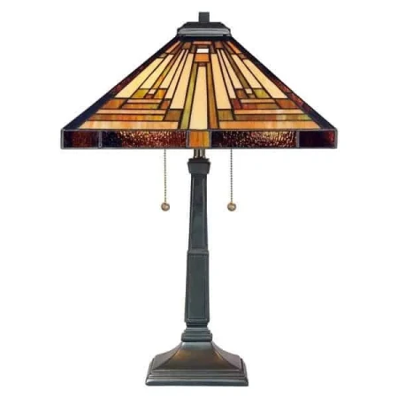 Lampa stołowa witrażowa TIFFANY STEPHEN QZ/STEPHEN/TL - Elstead Lighting