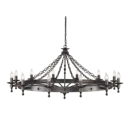 Żyrandol WARWICK WR12 GRAPHITE - Elstead Lighting