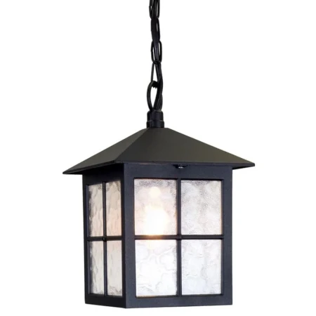 Lampa wisząca WINCHESTER BL18B BLACK IP43 - Elstead Lighting
