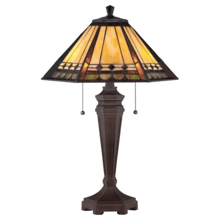 Lampa stołowa witrażowa TIFFANY ARDEN QZ/ARDEN/TL - Elstead Lighting