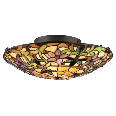 Plafon witrażowy TIFFANY KAMI QZ/KAMI/F - Elstead Lighting