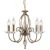 Lampa wisząca AEGEAN AG5 AGED BRASS - Elstead Lighting