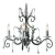 Lampa wisząca AMARILLI AML3 BLK/SILVER - Elstead Lighting