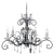 Żyrandol AMARILLI AML5 BLK/SILVER - Elstead Lighting