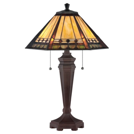 Elstead Lighting - Elegancka lampa na stoł witrażowa TIFFANY ARDEN QZ/ARDEN/TL