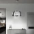 Lampa designerska szklana do salonu  chrom COSMOS koraliki z prześwitami 40 cm 517 - Decorativi
