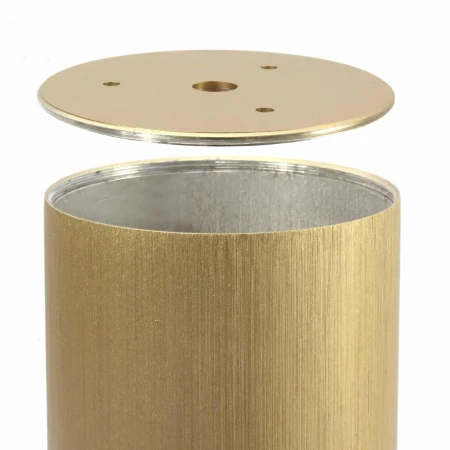 Tuba GU10 sufitowa okrągłą lampa złota bross regulowana 497 - Decorativi