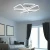 Lampa sufitowa trójkąty LED na pilota do salonu 72W biała 433 - Decorativi