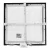 Panel LED NATYNKOWY czarny 40X40cm 36W barwa zimna 6000K 645 - Decorativi