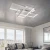 Nowoczesna lampa do salonu sufitowa LED 80W z pilotem 657 - Decorativi