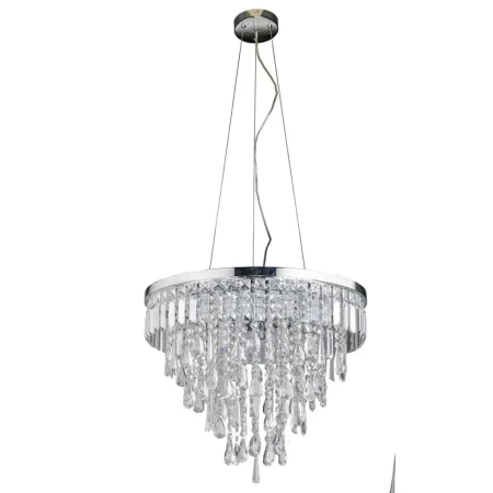 Lampa kryształowa wisząca / Plafon kryształowy KALABRIA chrom AZ2108 – Azzardo