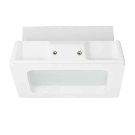 Oprawa do wbudowania MIA kwadratowa gipsowa 230V E27 2x40W R10443 - RedLux
