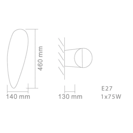 Kinkiet nowoczesny Corno OR81527 - Open Design Highlights
