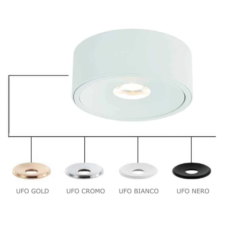 Oprawa wpuszczana okrągła Neo Bianco Slim KG / Ufo Gold OR83606 - Open Design Highlights