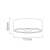 Oprawa sufitowa Neo Bianco Slim Led / Ufo Bianco OR82272 - Open Design Highlights