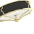 Plafon designerski Stesso Pl Gold / Nero M OR84450 - Open Design Highlights