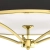 Plafon designerski Stesso Pl Gold / Nero M OR84450 - Open Design Highlights
