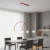 Aldex Lampa wisząca metalowa czerwona 4-punktowa 1116L19_L z serii UNA