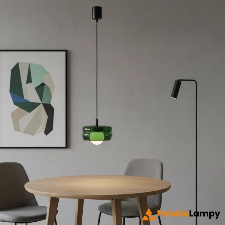 Lampa wisząca TEVO butelkowa zieleń 8815 - Argon