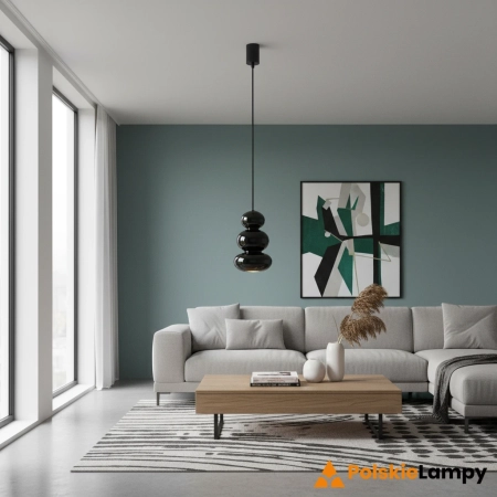 Lampa wisząca ORLANDO  Czarno-zielony połysk 8827 - Argon