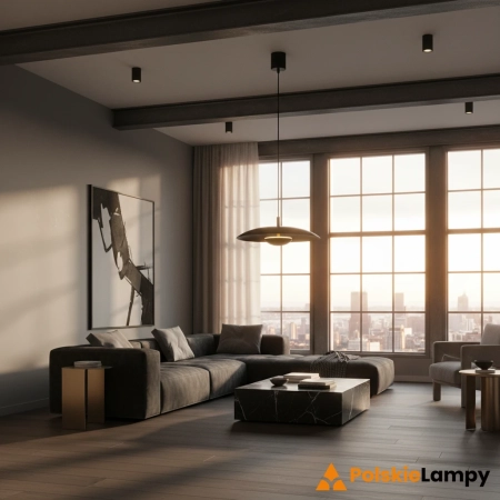 Lampa wisząca BOLTON czarny 8868 - Argon