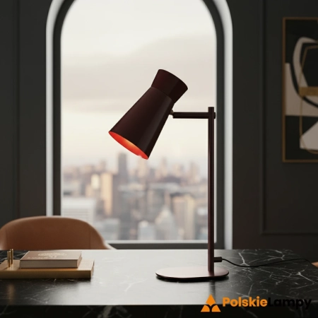 Lampa biurkowa LORD bordowy 8877 - Argon