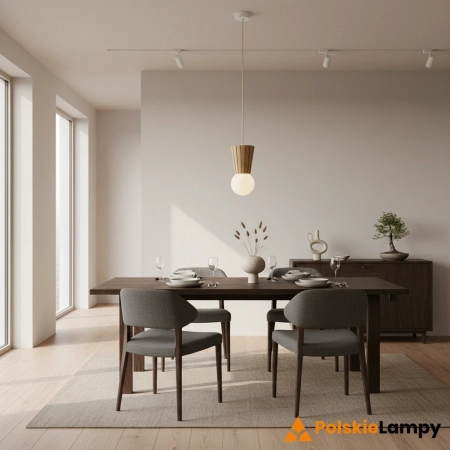 Lampa wisząca VOLANTE jasne drewno dąb naturalny 8951 - Argon