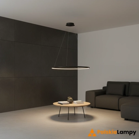 Azzardo Lampa wisząca aluminiowa czarna 81cm AZ6532 z serii APUS