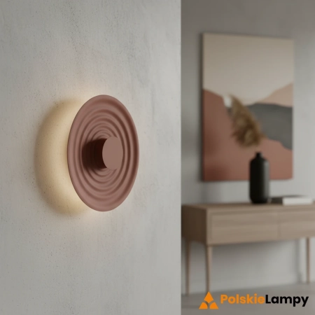 Azzardo Kinkiet aluminiowy brązowy LED 50cm AZ6582 z serii RIPPLE