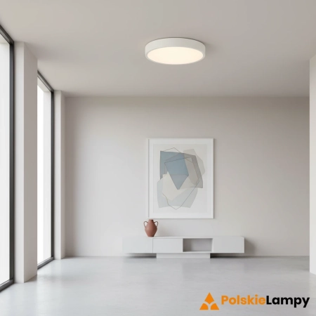 Azzardo Plafon LED biały z czujnikiem ruchu 23cm AZ6587 z serii PANDINO